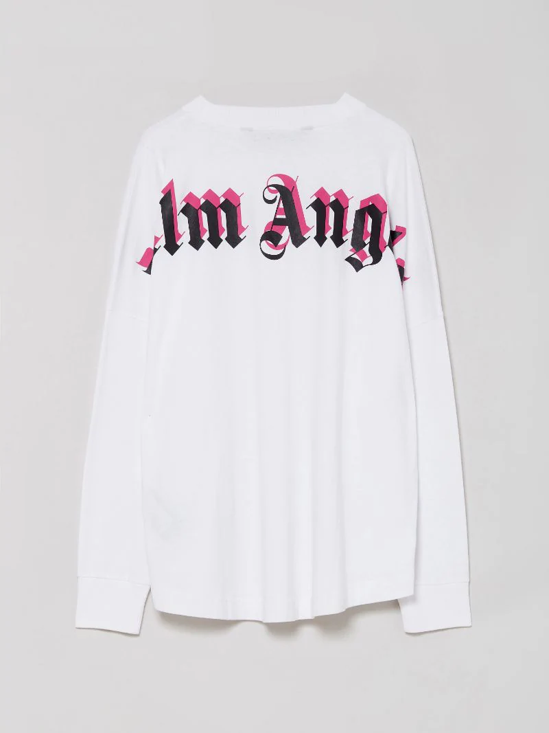 PALM ANGELS DOUBLED LOGO T-SHIRT